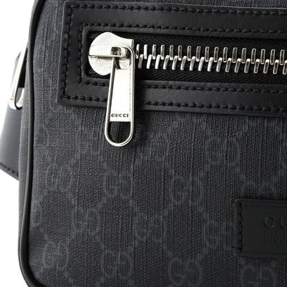 Gucci Soft Zip Belt Bag Gg Coated Canvas Small