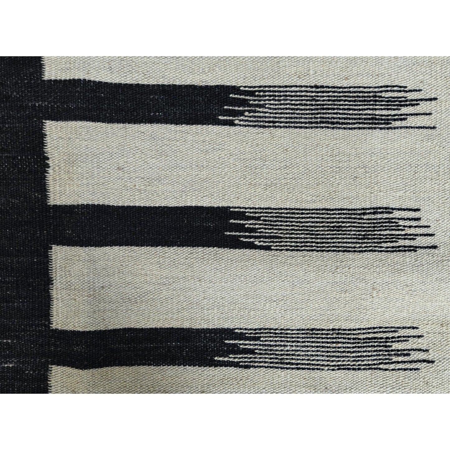 8'2"X10' Hand Woven Avant-Garde Design Flat Weave Kilim Handspun Wool Rug