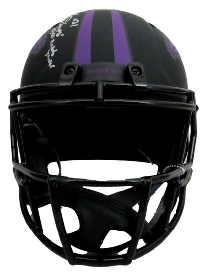 Jamal Lewis Signed Ravens Eclipse Replica Full