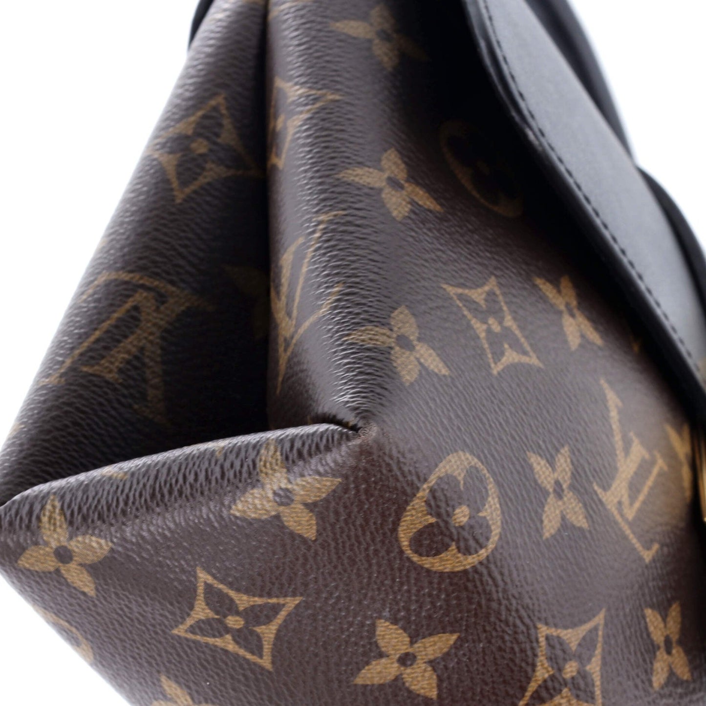 Louis Vuitton Locky Handbag Monogram Canvas With Leather Bb