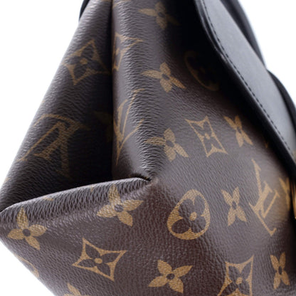 Louis Vuitton Locky Handbag Monogram Canvas With Leather Bb