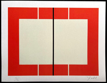 Donald Judd Lithograph 1987 Coa Signed Numbered