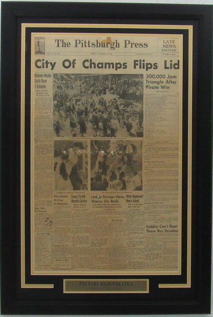 Pirates 1960 World Series Champs The Pittsburgh