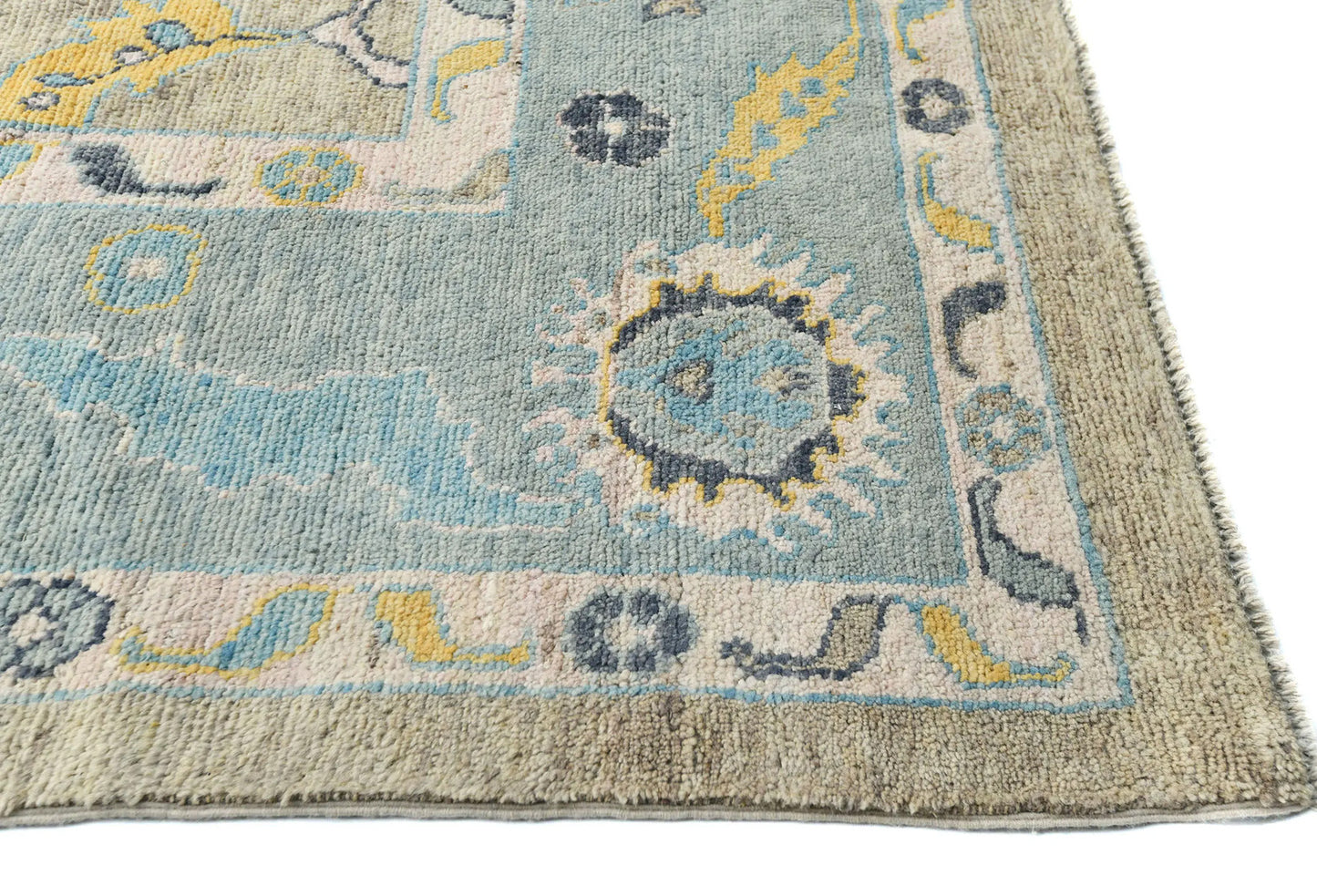 Extra Large Hand-Knotted Oushak Chobi Oriental