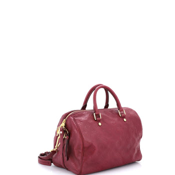 Louis Vuitton Speedy Bandouliere Bag Monogram Empreinte Leather 30