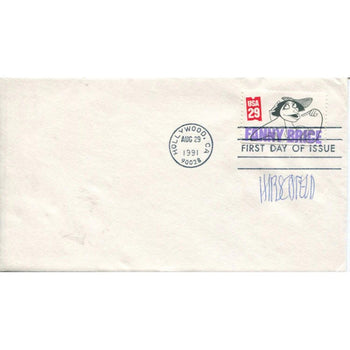 Al Hirschfeld Autographed 1991 First Day Of Issue Cache