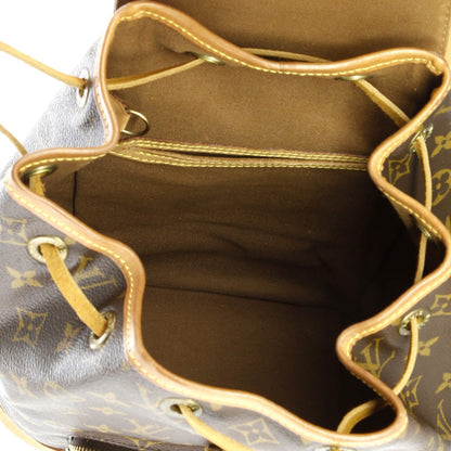 Louis Vuitton Vintage Montsouris Backpack Monogram Canvas Mm