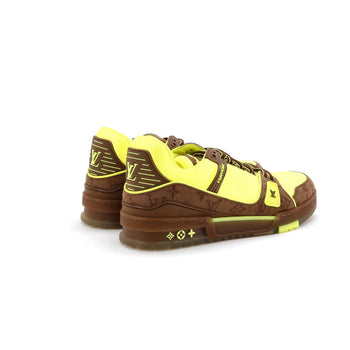 Louis Vuitton Men'S Lv Trainer Sneakers Monogram Empreinte Leather And Monogram