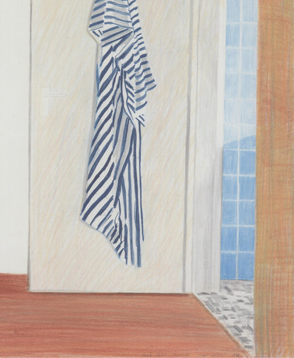 David Hockney Park Hotel Munich " Offset Lithograph Pop Art Bl