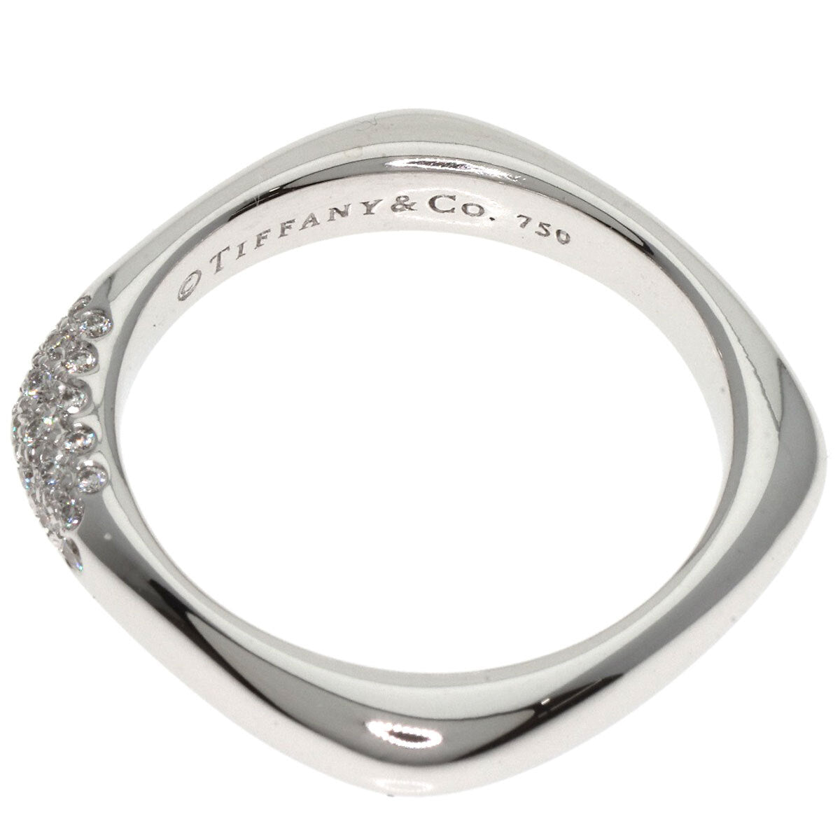 Tiffany&Co.   Ring Square Cushion Diamond K18