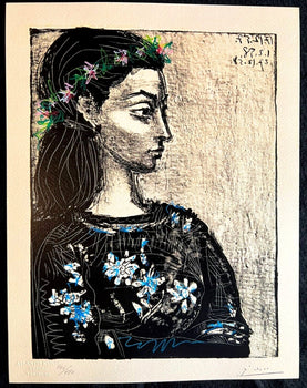 Pablo Picasso - Lithograph Signed Coa - Limited Pencil Numbered