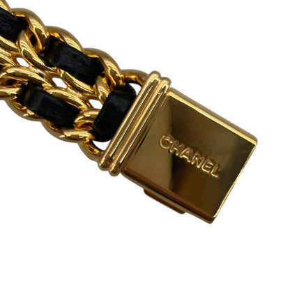 Chanel Premire S H0001 Black Gp Quartz