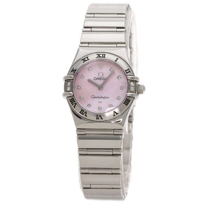 Omega Constellation Mini My Choice 4P 12P Diamond Watches 1566.66 Stainless ...