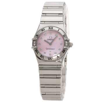 Omega Constellation Mini My Choice 4P 12P Diamond Watches 1566.66 Stainless ...