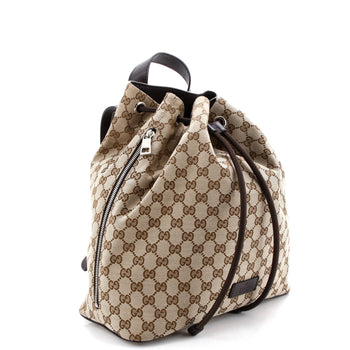 Gucci Drawstring Backpack Gg Canvas Medium