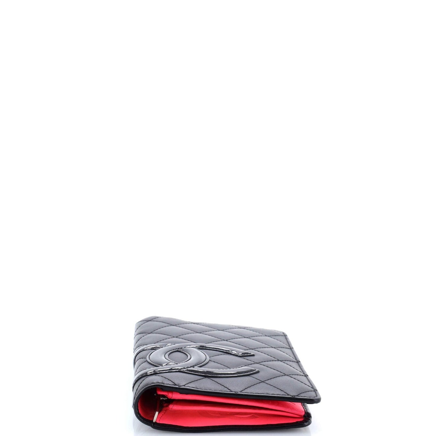 Chanel Cambon Bifold Wallet Quilted Lambskin Long