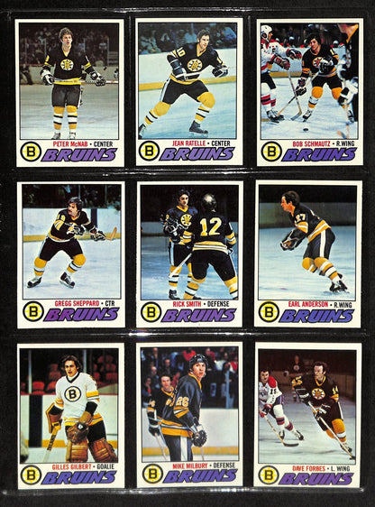 1977-78 Topps Hockey Cards Complete Set (1-264)