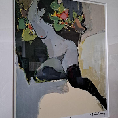 Itzchak Tarkay "Modesty Ii" Signed Limited Edition Lithograph 181/300 Framed