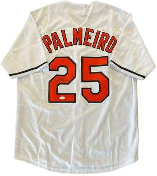 Rafael Palmeiro Autographed Baltimore Orioles White Jersey (Jsa)