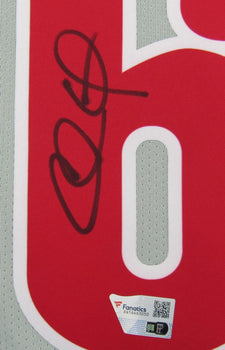 Chase Utley Signed Gray Nike Baseball Jersey Phillies Size Xl Fanatics 187369