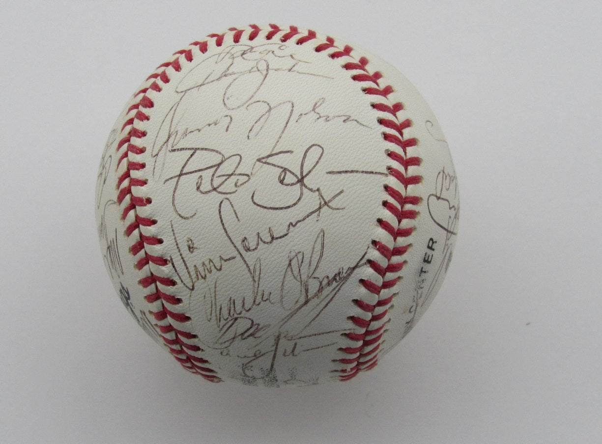 1992 Mets Team Autographed By 31 Gooden Bonilla Saberhagen Onl Baseball 185520