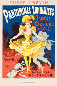 Musee Grevin Pantomimes Jules Cheret For Les Affiches Illustrees 1896