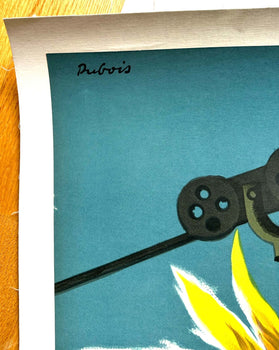 Ski Poster French 1950C Authentic Original Printing Join The Sun On A Ski Run