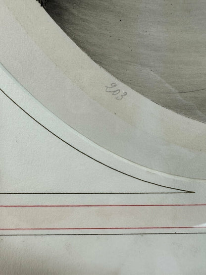 Louis Icart - Spilled Apple - Original Etching Singed Framed