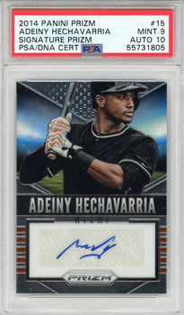 Adeiny Hechavarria Autographed 2014 Panini Prizm
