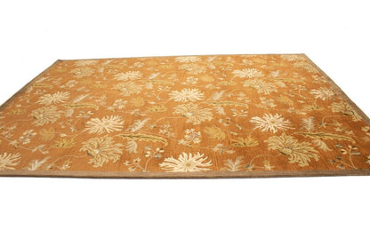 10X13 Ft Hand-Tufted Oriental Rug Floral Design