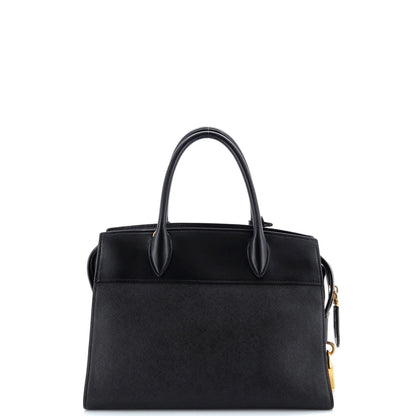 Prada Esplanade Tote Saffiano With City Calf Medium