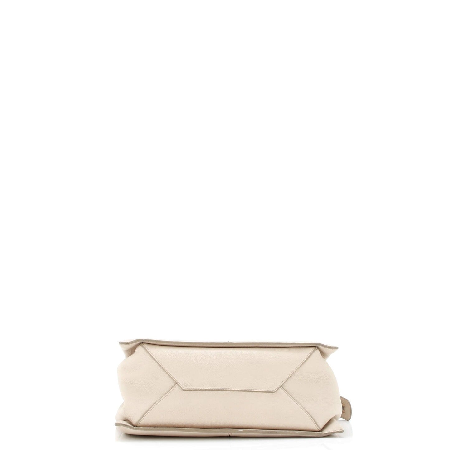 Celine Tri-Fold Shoulder Bag Grained Calfskin Small