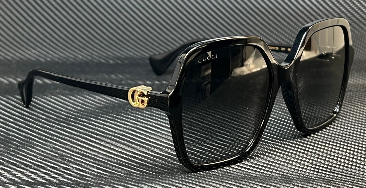 GUCCI GG1072S 001 Black Grey Gradient Women's 56