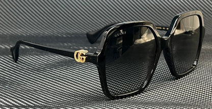 GUCCI GG1072S 001 Black Grey Gradient Women's 56