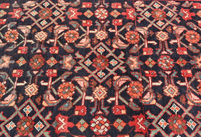 Plum Vintage Tribal Floral Sytle 4X11 Ft