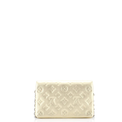 Louis Vuitton Coussin Pochette Monogram Embossed Lambskin