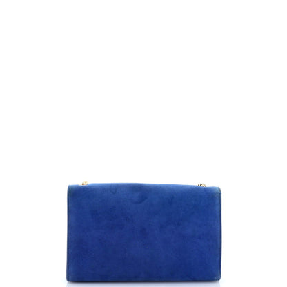 Saint Laurent Classic Monogram Tassel Crossbody Bag Suede Medium