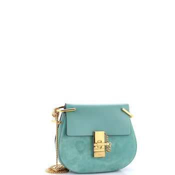 Chloe Drew Crossbody Bag Leather And Suede Mini