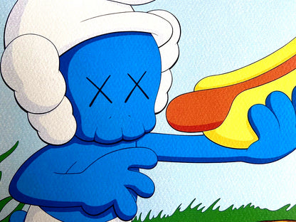 Kaws Lithograph Coa Numbered Limited Certified Mori Museum