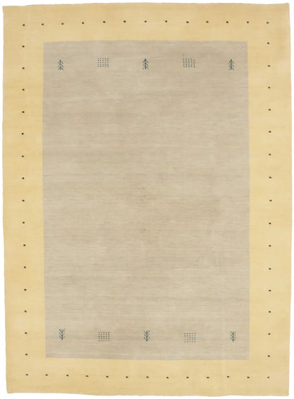 Modern Lori Gabbeh Rug Hand-Loomed Tribal Border