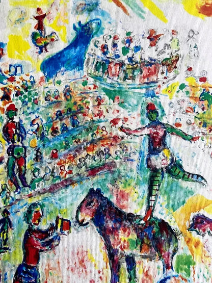 Marc Chagall Lithograph Coa Signed Hand Numbered Limited ,