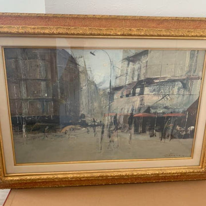 Jean-Claude Chesnay (French) Signed Original Painting Oil On Canvas Framed Paris