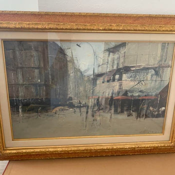 Jean-Claude Chesnay (French) Signed Original Painting Oil On Canvas Framed Paris