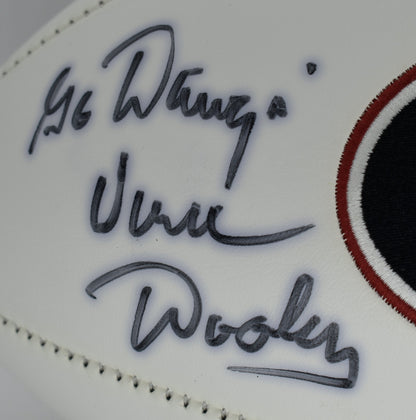 Vince Dooley Signed/ Autographed Georgia Bulldogs Logo Football JSA 212305