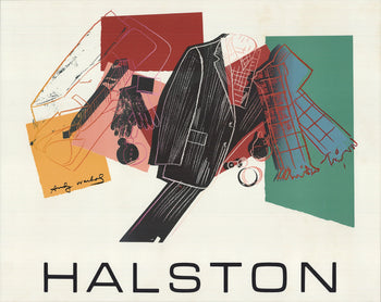 Andy Warhol Halston Advertising Campaign Poster 