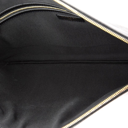 Chanel Deauville Pouch Studded Caviar Large