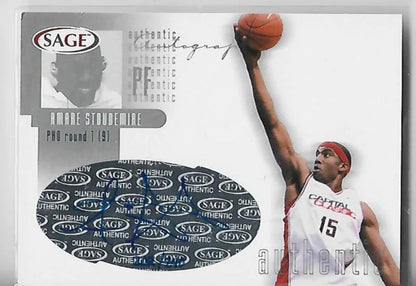 Amare Stoudemire 2002 Sage #A29 (202/240) Autograph Rookie Card