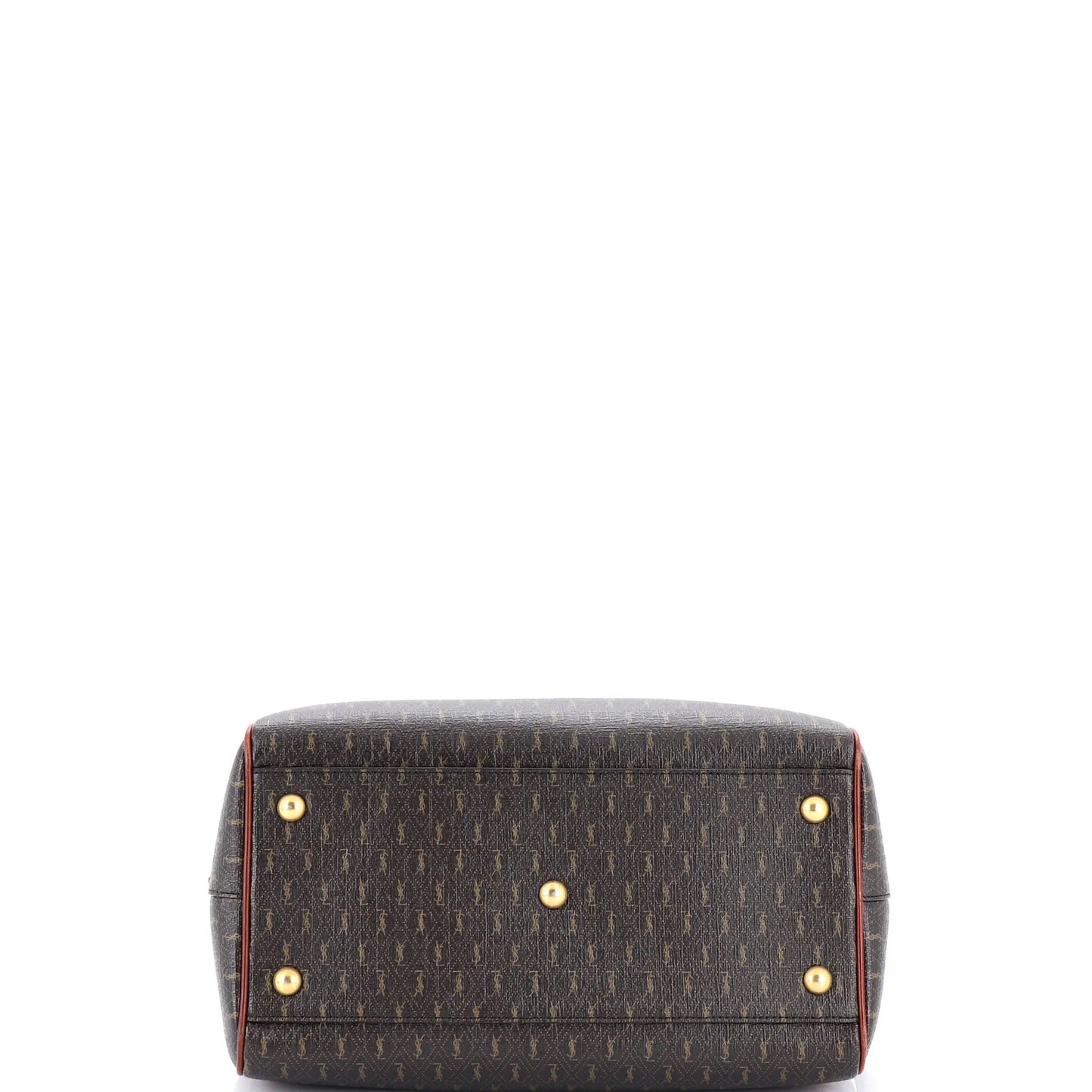 Saint Laurent Le Monogramme Duffle Bag Monogram All Over Coated Canvas