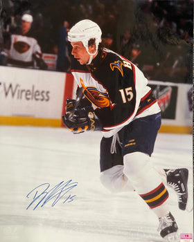 Dan Heatley Autographed 16X20 Hockey Photo Atlanta Thrashers