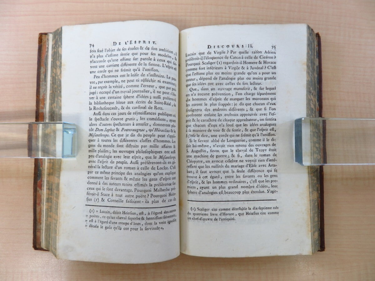 Oeuvres Compltes De M. Helvetius, 1St Edition, Complete Set Of 5 Volumes, 1781